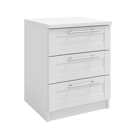 Orlando 3 Drawer Bedside