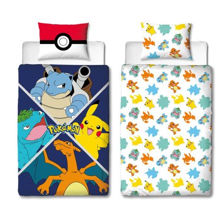 Pokemon Divide Single Reversible Duvet