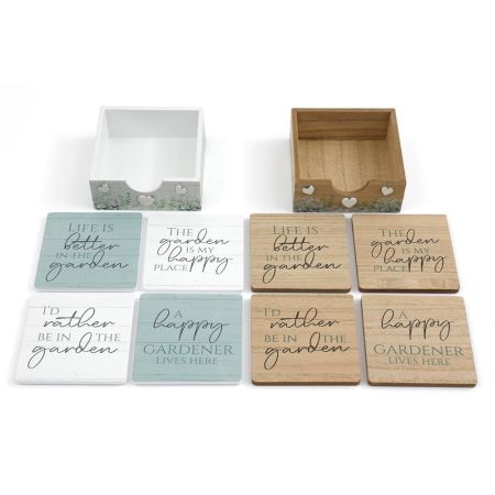 Flower Shop Wood Coasters