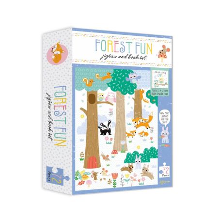 Puzzle And Book Box - Forest Fun