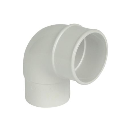 Floplast RB1 68mm White 90* Bend