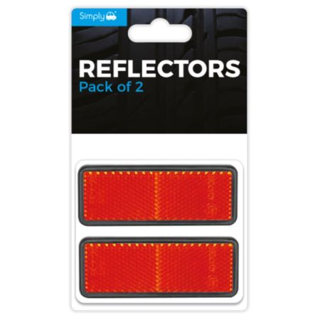 Pk2 Red Reflector 85*30Mm