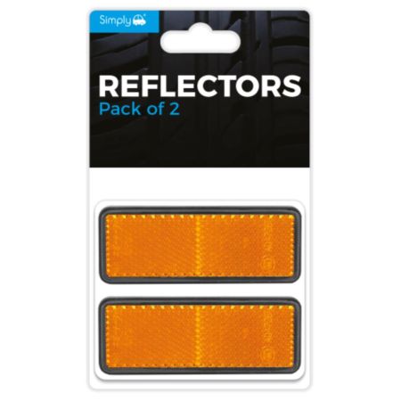 Pk2 Amber Reflector 85*30Mm