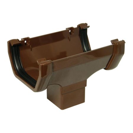 Floplast ROS1 114mm Brown Sq.Running Outlet