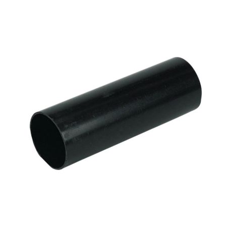 Floplast RP2.5 68mm Black Round Downpipe