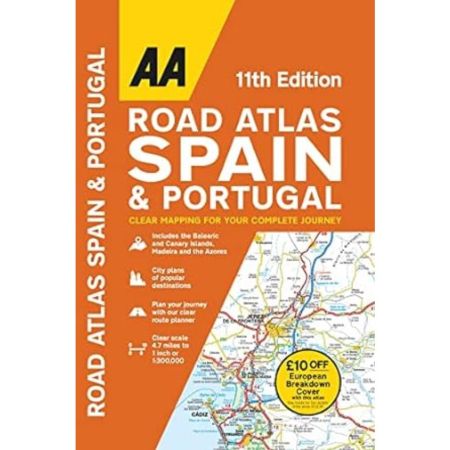 Road Atlas Spain & Portugal 11th Ed