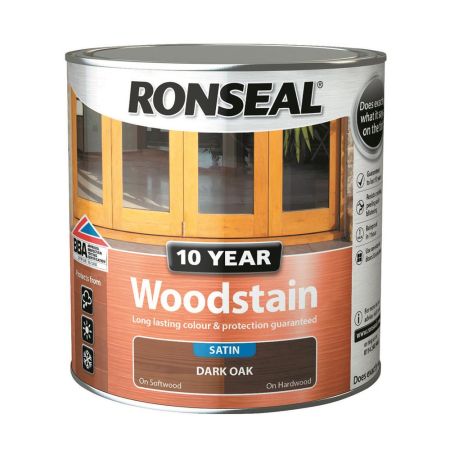 Ronseal Dark Oak 10 Year Woodstain 2.5L