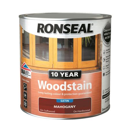 Ronseal Mahogany 10 Year Woodstain 750ml