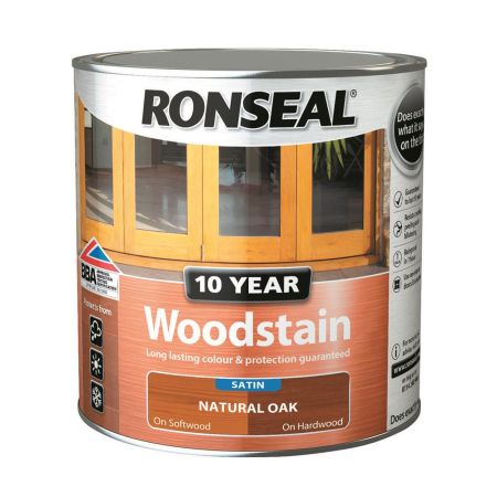 Ronseal Natural Oak 10 Year Woodstain 750ml