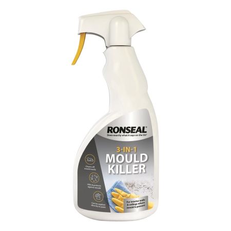 Ronseal 3In1 Mould Killer 500ml Trigger Spray