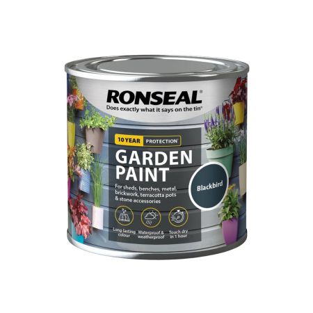 Ronseal Garden Paint Blackbird 250ml