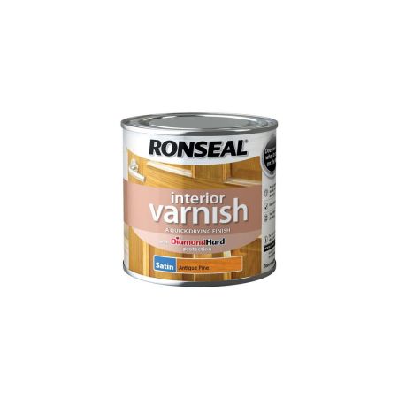 Ronseal Interior Varnish Satin Antique Pine 250ml