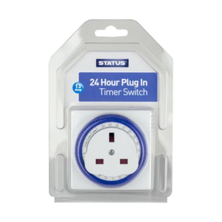 Status 24 Hour Square Timer Switch Plug