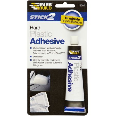 Everbuild Stick 2 Hard Plastic Adhesive