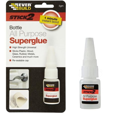 Everbuild Stick 2 All Purpose Superglue Bottle