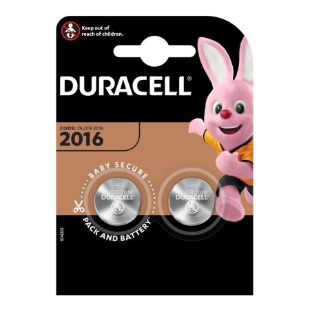 S5735 Duracell CR2016 3V Lithium - Pack of 2