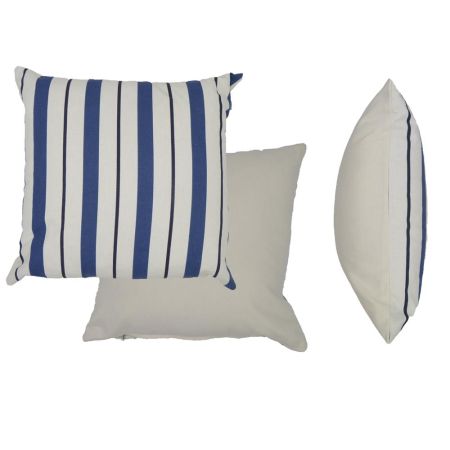 Seaton Stripe Fill Cushion 45cm Navy