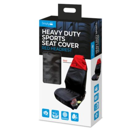 HD Sports Seat Cover Red