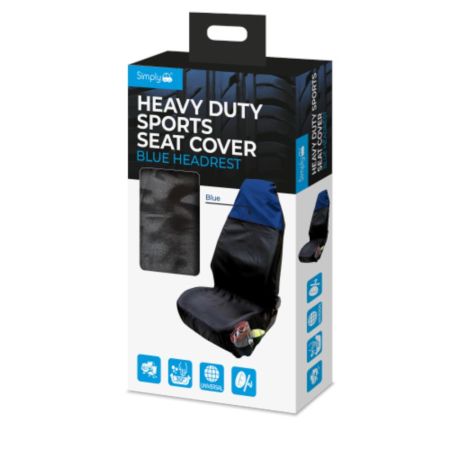 HD Sports Seat Cover Blue