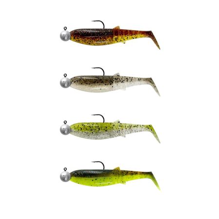 Cannibal Shad 6.8Cm 3G+5G  1/0 Clearwater Mix 4+4Pcs