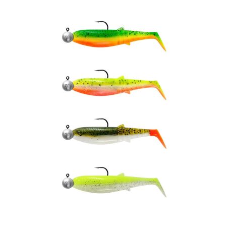 Cannibal Shad 6.8Cm 3G+5G  1/0 Darkwater Mix 4+4Pcs