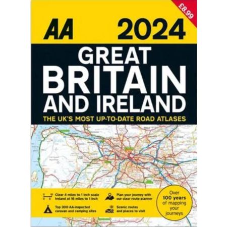 Road Atlas Great Britain & Ireland 2024 (RAGBAG)