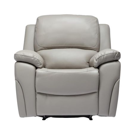 Sienna Manual Recliner Chair in Pearl Grey