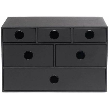 Stationery Multi Drawer Unit Black