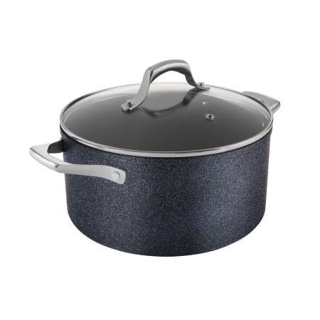 Tower TruStone 24cm Casserole Violet Black