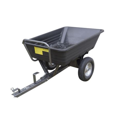 The Handy 295kg (650lb) Poly Body Towed Dump Cart 