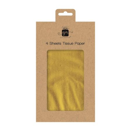 Tissue Paper Gold 4 Sheets