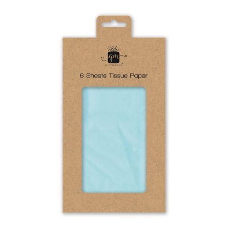 Light Blue Tissue Paper 6 Sheets