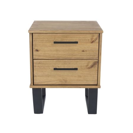 Modern Living 2 Drawer Bedside Cabinet