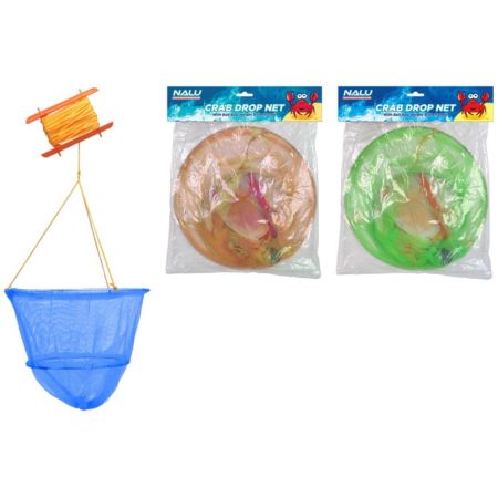 2 Ring Crab Drop Net With Bait Bag