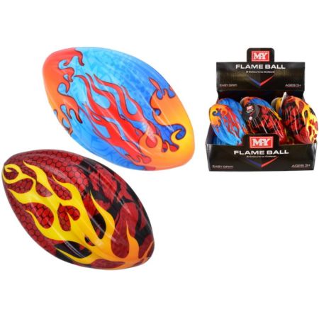 17cm PU Rugby Ball Hot Colour