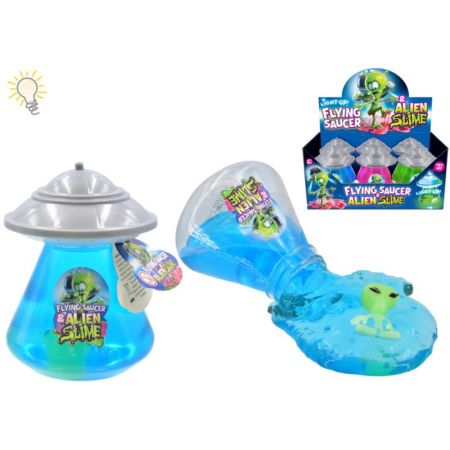 190gm Slime With Light Up Flying Saucer Try Me