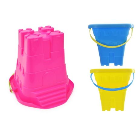 8" / 20cm Square Castle Bucket With Steps