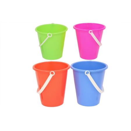 7" / 17cm Round Neon Colour Buckets (4 Asst)