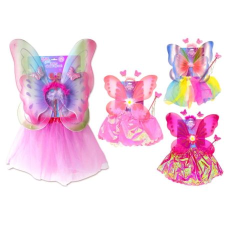 4Pc Childs Fairy Dress Up Set