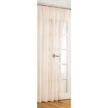 Trent Voile Panel Champagne 150x137 Curtains