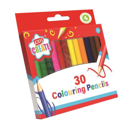 30 Mini Colouring Pencils