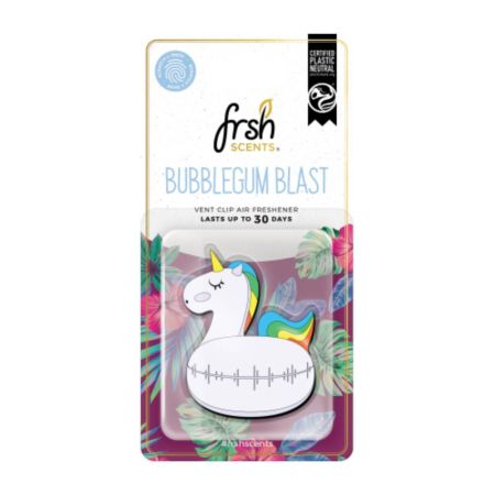 Bubblegum Blast 3D Unicorn Vent Clip