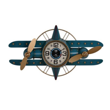 Hometime Wall Clock Aeroplane Propeller