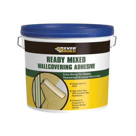 Everbuild Ready Mixed Wallcovering Adhesive 4.5kg