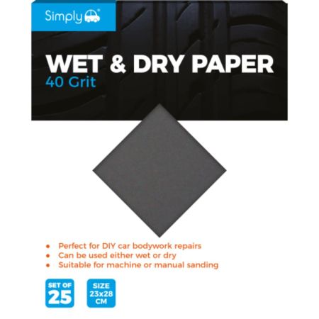 Pk25 40 Grit Wet & Dry