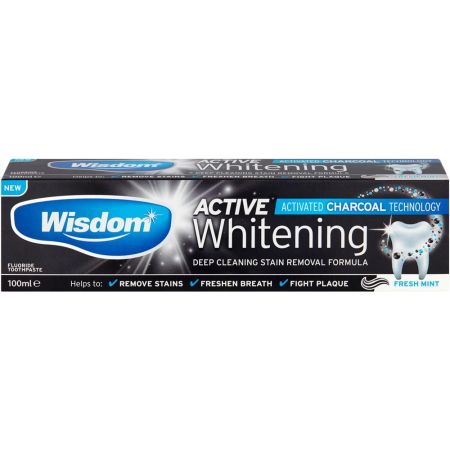 Wisdom Charcoal Toothpaste 100ml