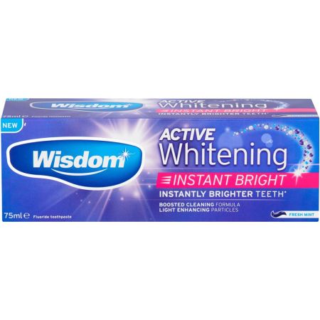 Wisdom Active Whitening Instant Toothpaste 75ml