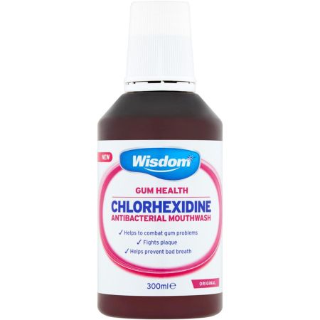 Wisdom Chlorhexidine Alcohol Original Mouthwash 300ml