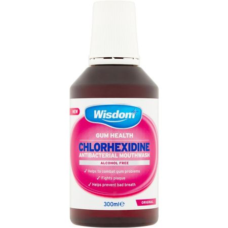 Wisdom Chlorhexidine Alc Free Original 300ml