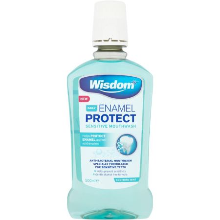 Wisdom Enamel Protect Mouthwash 500ml